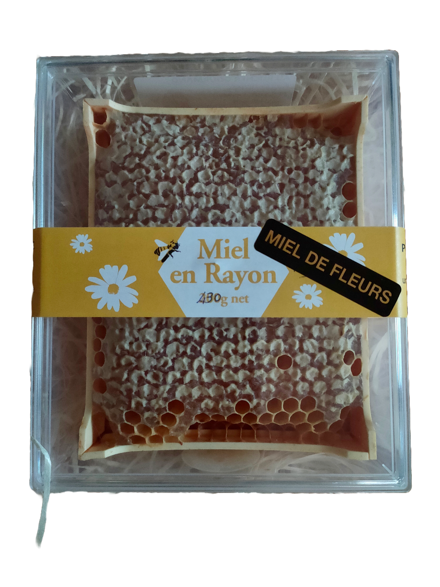 Miel de Fleurs en Rayon - 430g - Authenticité et Pureté de la Ruche