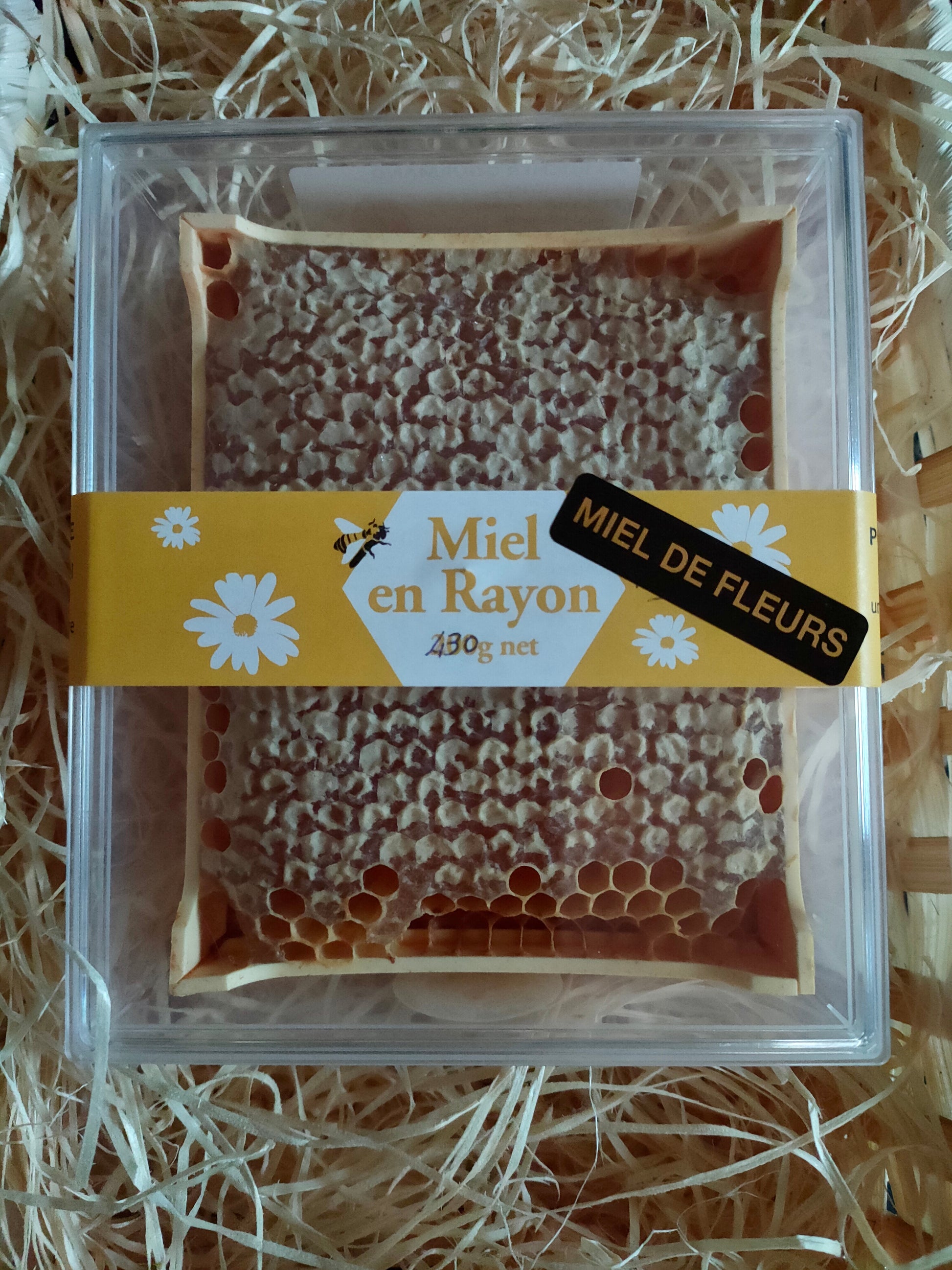 Miel de fleurs en rayon - 430g